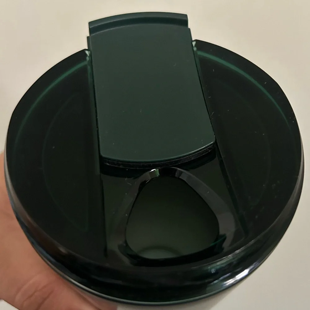 Starbucks Matte Green Stainless Steel 16oz Cold Cup Tumbler Brew Lid - Picture 3 of 3